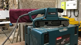 Makita 9404 Belt Sander Review [upl. by Sellma]