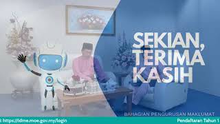 Pendaftaran Kemasukan Kanak Kanak Ke Tahun 1 Kalendar Akademik Sesi 20242025 [upl. by Esorylime278]