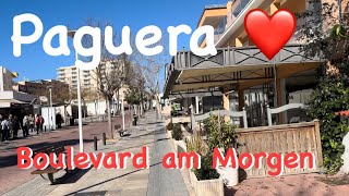 Paguera ❤️ Morgenstund 😃 Boulevard ❤️ Mallorca startet 🇪🇸 alles putzt 👍 Sonne pur ☀️top Ort ❤️ [upl. by Sanford]