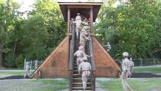 2nd Regiment Advanced Camp  Rappel Tower and Confidence Course [upl. by Gniy]