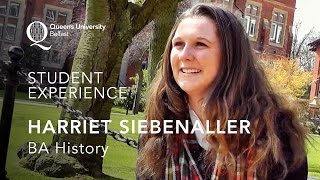 Undergraduate student profile  Harriet Siebenaller BA History  Queens University Belfast [upl. by Ezara]