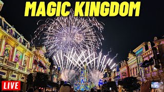 🔴Live Magic Kingdom Tuesday with Happily ever after Fireworks at Walt Disney World 7302024 [upl. by Ycrad]