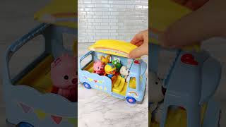 Satisfying with Unboxing amp Review Miniature School Bus Car Transporter Toys Video  ASMR Videos [upl. by Merwin]