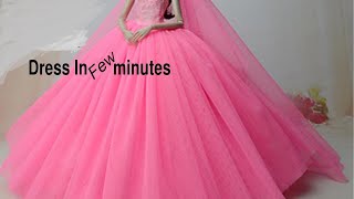 👗 DIY Miniature Dress Models [upl. by Arrimat]