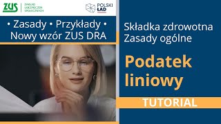 Podatek liniowy a składka zdrowotna  tutorial Polski Ład [upl. by Caritta]