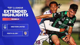 Western United FC v Perth Glory  Extended Highlights  Isuzu UTE ALeague 202324  Round 19 [upl. by Aisyram]