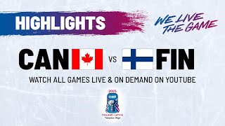 Highlights  Canada vs Finland  2023 IIHFWorlds [upl. by Kristal]