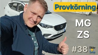 38 Provkörning av MG ZS EV 2021  Elbilar i Sverige [upl. by Yrdua]