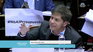 Diputado Kicillof Axel  Sesión 24102018  PL [upl. by Faline99]