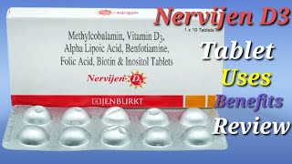 Nervijen D3 Tablet  Nervijen D3 Tablet Uses  Nervijen D3 Tablet Uses Benefits Dosage Review [upl. by Anidnamra]