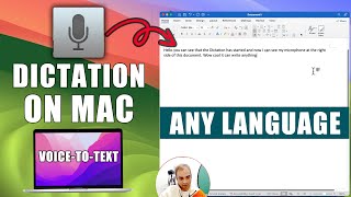 How to Use Mac Dictation VoicetoText in Any Language Like a Pro [upl. by Maillil]