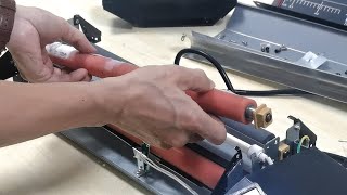 How to replace the roller for rayson lm series laminator [upl. by Ramaj]