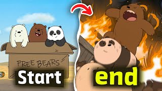 We Bare Bears in 11 Minutes from Beginning to End Recap  Story of Grizz  Panda Ice Bear [upl. by Notslah]