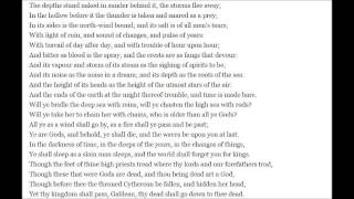 Algernon Charles Swinburne  Hymn to Proserpine [upl. by Allicserp]