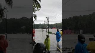 🌧️🌊😱Areekode  Eastvadakkumuri  Flooded 😱🌊🌧️ [upl. by Aeret]