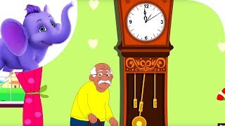 The Grandfather Clock with Lyrics  Nursery Rhyme [upl. by Margarette16]