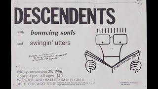 DESCENDENTS at Wonderland Ballroom in Elgin IL November 29 1996 [upl. by Nashoma]