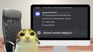 When a Telegram user tries Discord [upl. by Liu512]