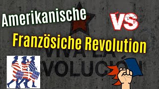 Französiche Revolution und Amerikanische Revolution im Vergleich Ursachen Anlass Verlauf Folgen [upl. by Annaeiluj]