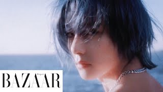 BTS Taehyung Video Campaign amp Fashion Icon V Film For Harper’s Bazaar Korea 2024 [upl. by Elinet]