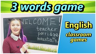 Simple ESL Speaking Game Warm Up PreIntermediate to Advanced [upl. by Duester]