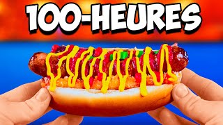 Cuisson 100 heures Hot Dog par VANZAI CUISINE [upl. by Olocin389]