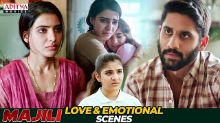 Majili Hindi Dubbed Movie Love amp Emotional Scenes  Naga Chaitanya Samantha  Aditya Movies [upl. by Nnaycnan]