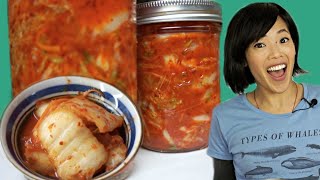 My FAVORITE KIMCHI Recipe  A Small Batch DIY  FERMENTED [upl. by Jaqitsch]