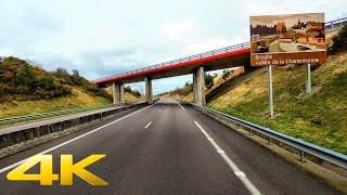 4K  Alençon  Bernay  Toll Road  Normandy Region  France  2024  88 [upl. by Lleda]