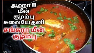 அட்டகாசமான சங்கரா மீன் குழம்பு  Sankara Meen Kulambu in Tamil  Meen Kuzhambu Recipe [upl. by Roanne608]