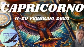 CAPRICORNO FEBBRAIO 2024 LETTURA TAROCCHI [upl. by Annaor]