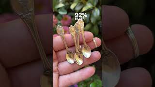 Transforming Franklin Mint’s 1979 State Flower Spoons into Unique Rings 🌸✨ [upl. by Alon]