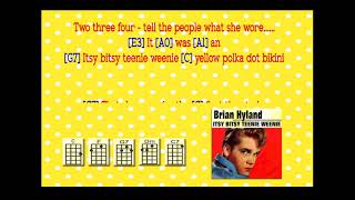 Brian Hyland  Itsy Bitsy Teenie Weenie Yellow Polka Dot Bikini [upl. by Ociram]