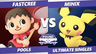 Pound 2019 SSBU  Fastcree Villager VS Minix Pichu Smash Ultimate Pools [upl. by Brest]