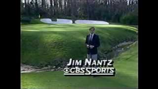 1986 The Masters with Jim Nantz spot  CBS ID [upl. by Avrit]