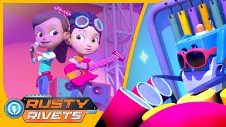 Rusty amp Ruby Rock the Stage and MORE  Rusty Rivets Compilation  Cartoons for Kids [upl. by Adoc]