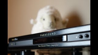 Review The Parasound New Classic 275 v2 stereo amp A GREAT value [upl. by Limann]