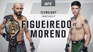 UFC 256 Figueiredo vs Moreno Full Fight Highlights  UFC Flyweight Title Match UFC 4 [upl. by Adnawt]