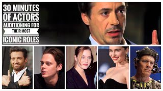 30 Minutes Of Actors Auditioning For Their Most Iconic Roles [upl. by Orban234]