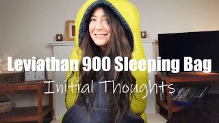 Leviathan OEX 900 Sleeping Bag  Initial Thoughts WildCamping [upl. by Dix584]