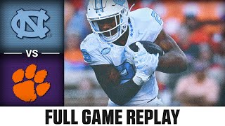 North Carolina vs Clemson Full Game Replay  2023 ACC Football [upl. by Obau]