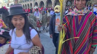 Traslado de chamizo para la verbena Ayacucho Huamanga Carnaval [upl. by Ecneret]