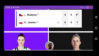 Magda Linette vs Linda Noskova Live Stream  WTA Livesport  Noskova vs Linette Na Żywo [upl. by Nnanaej]