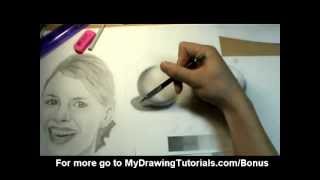 Realistic Drawing Tutorial 28 Pencil Shading Techniques amp How To Shade A Portrait [upl. by Suriaj948]