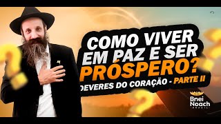 Como viver em paz e ser próspero  Parte 2 [upl. by Kcirtap489]