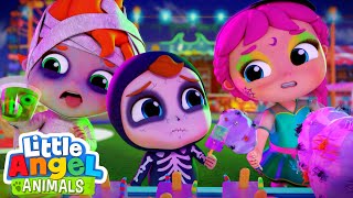 Halloween Carnivals with Tricks and Treats  Fun Animal Sing Along Songs by Little Angel Animals [upl. by O'Donoghue]