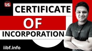 WHAT IS CERTIFICATE OF INCORPORATION [upl. by Atteuqcaj]