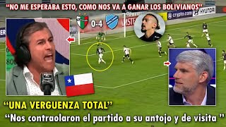 DESTROZADOS PERIODISTAS CHILENOS REACCIONARON ASI A BOLIVAR VS PALESTINO 40 HOY PRENSA [upl. by Acinnor]