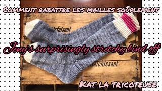 Rabattre les mailles souplement Jeny’s surprisingly stretchy bind off [upl. by Bowie595]