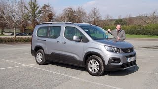 Peugeot Rifter review  the van that thinks its a sevenseat car [upl. by Onirefez]